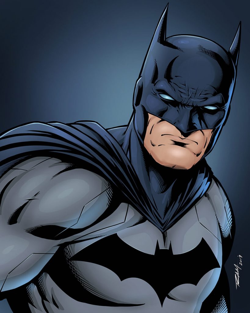 Batman Fan Art by Robert A. Marzullo Created with the Procreate App
