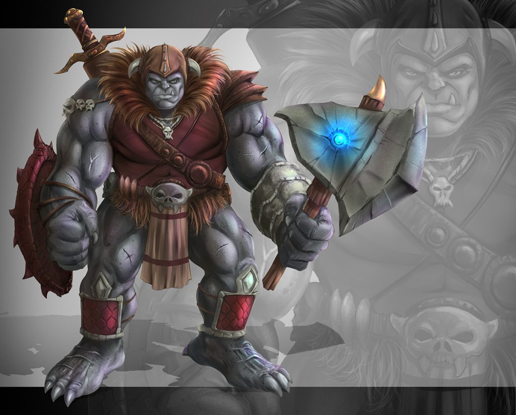 Ogre Concept Art Painted by RAM