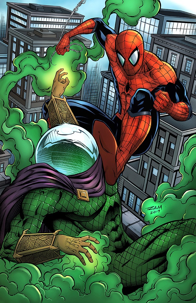 Spiderman VS Mysterio Far From Home by Robert_Marzullo