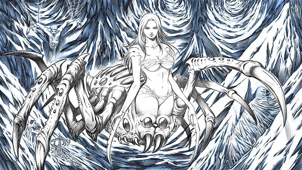 Creature Design Spider Queen by Robert A. Marzullo