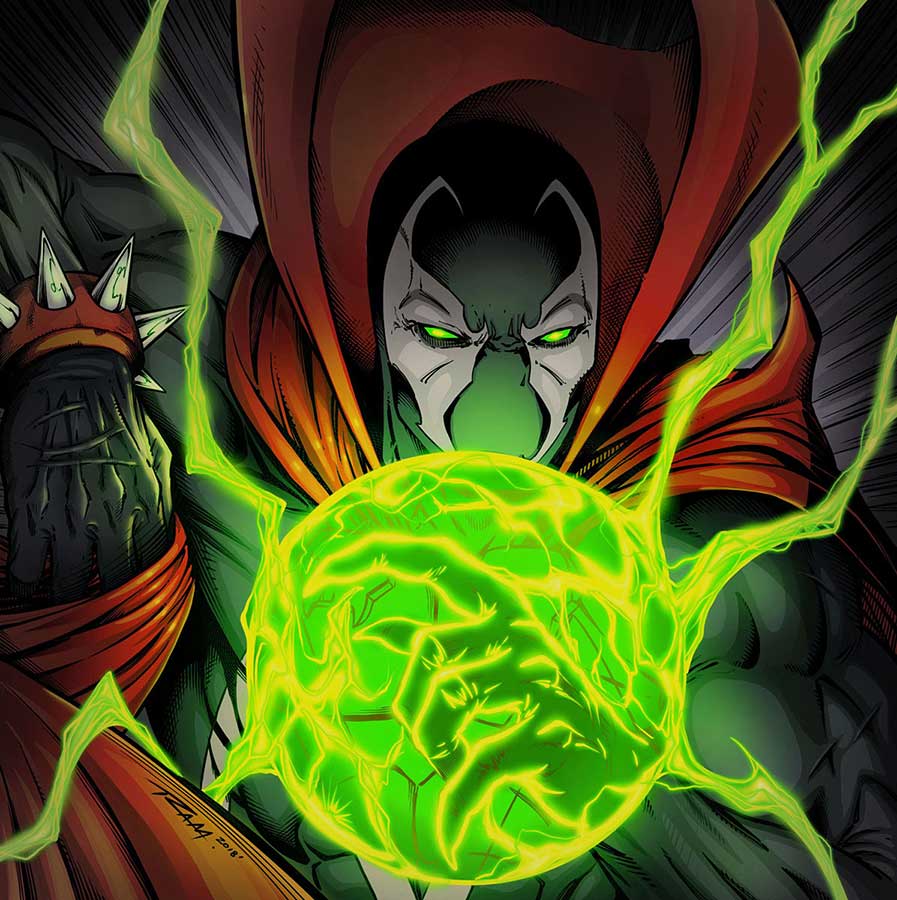 Spawn Comic Fan Art by Robert A. Marzullo ( Created in Procreate App )