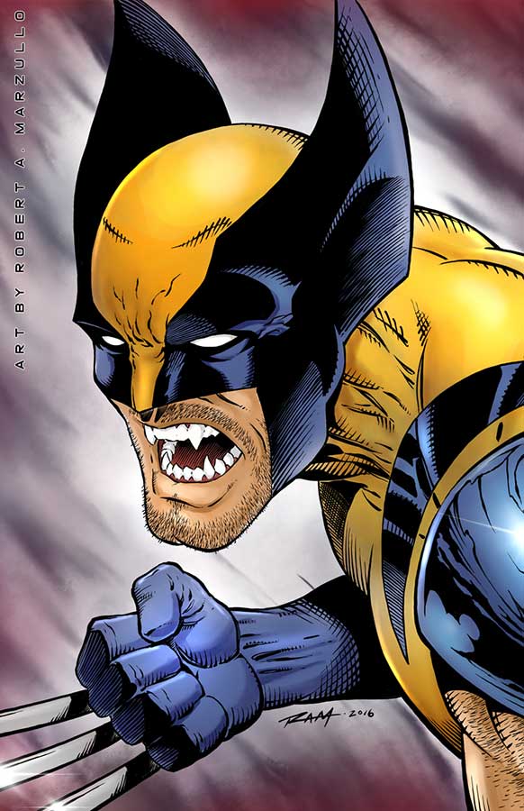 Wolverine Comic Fan Art by Robert A. Marzullo