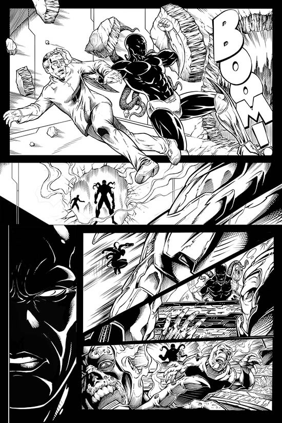 Blackstone Eternal Comic Book Artwork by Robert A. Marzullo