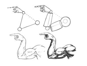 Drawing an Arm Pose Tutorial for Comics